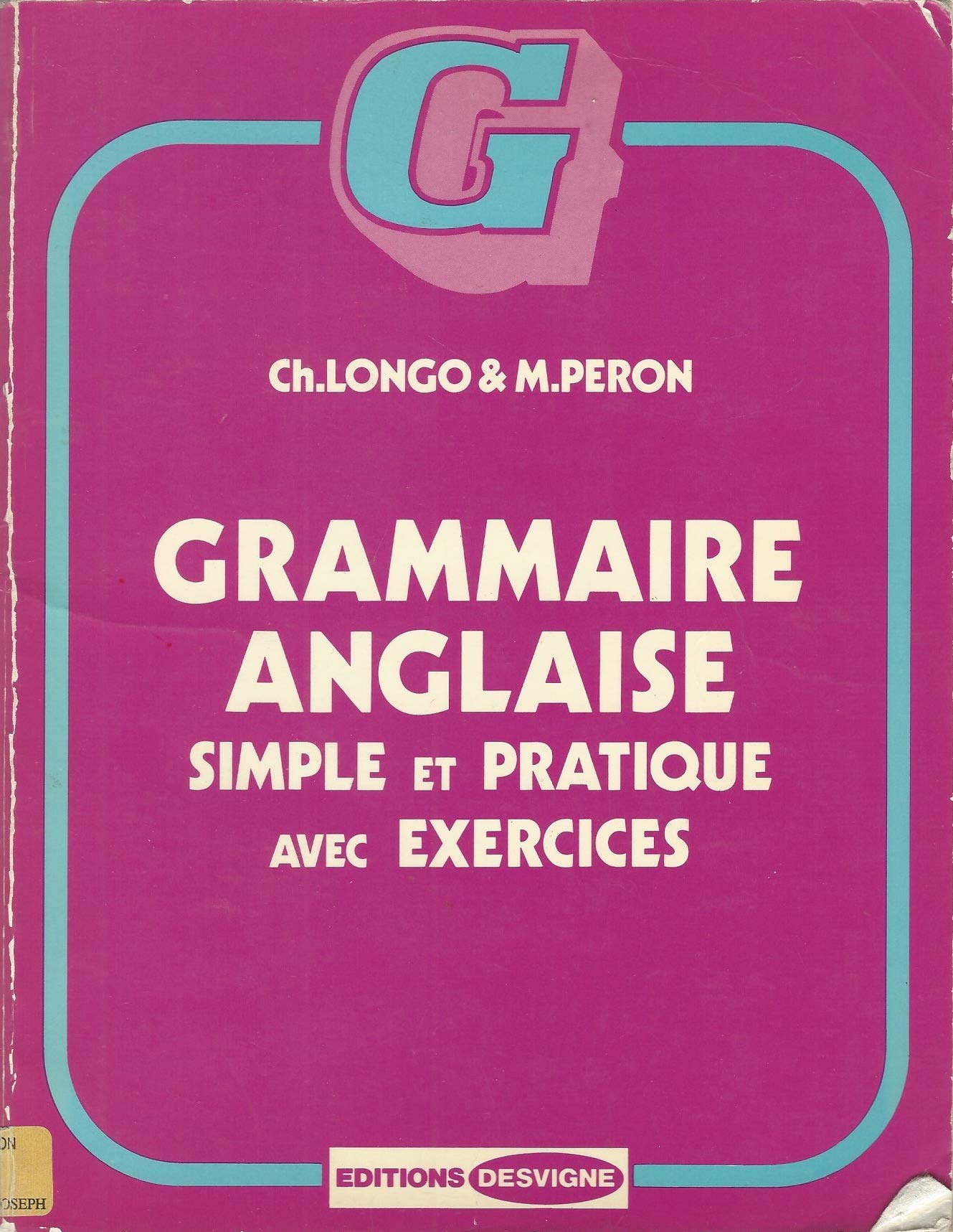 Grammaire anglaise simple et pratique avec exercices book