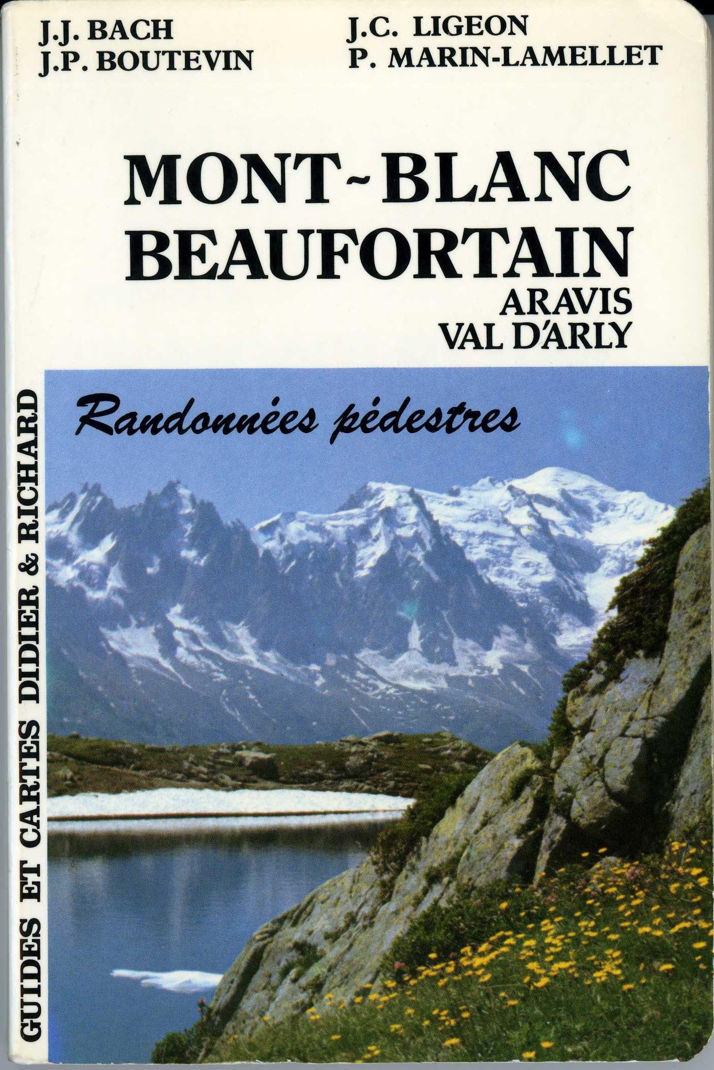 Massifs Mont-Blanc, Beaufortain Books