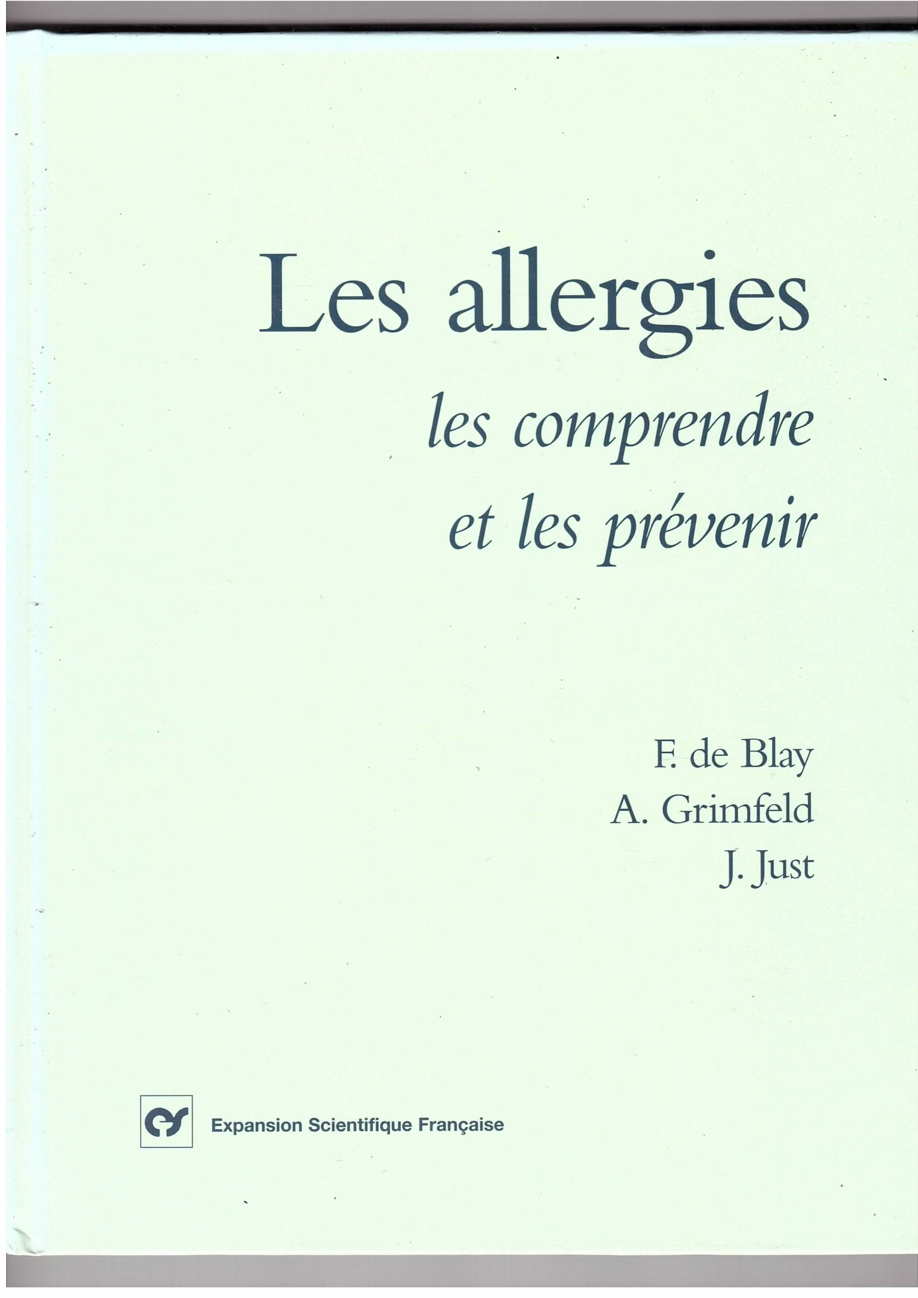 Les allergies les comprendre et les prévenir book