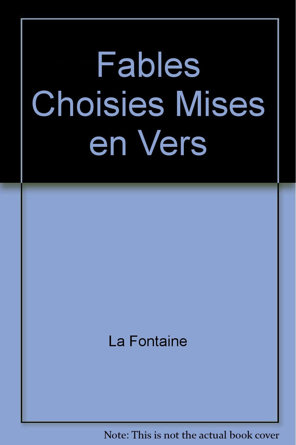 Fables choisies et mises en vers Books