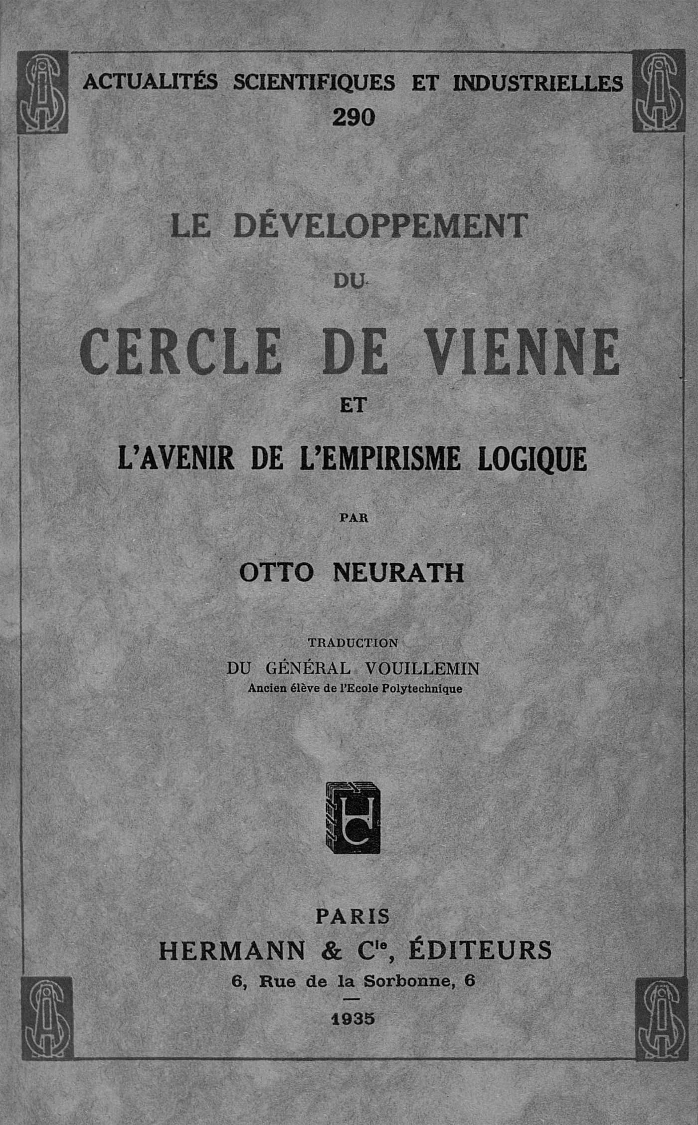 Le Développement du Cercle de Vienne: et l'avenir de l'empirisme logique book