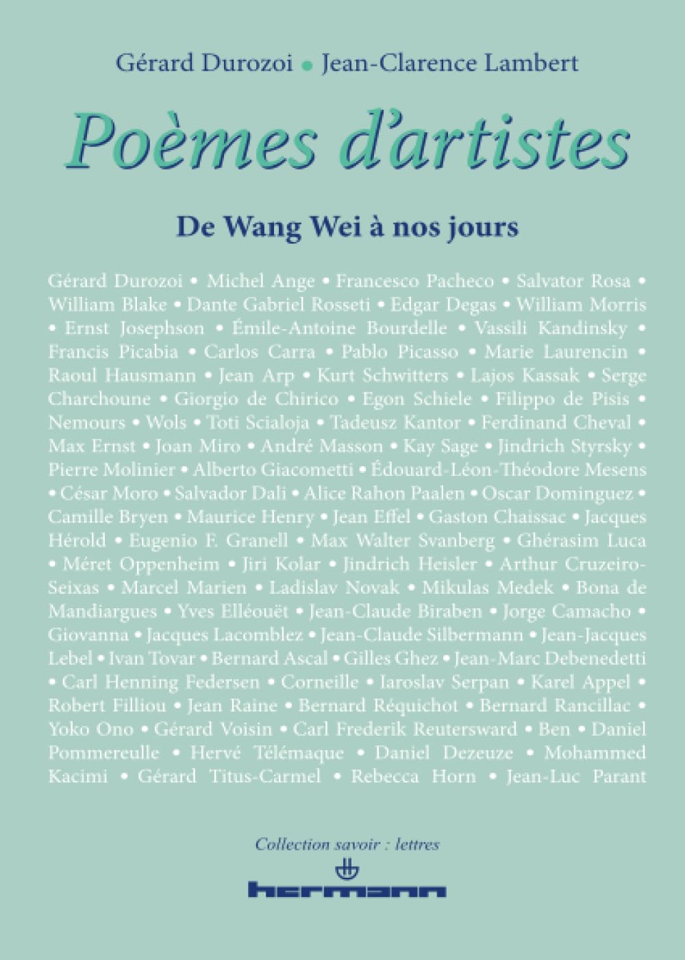 Poèmes d'artistes: Anthologie de Wang Wei à nos jours (HR.SAVOIR LETTR) Essays & Short Stories