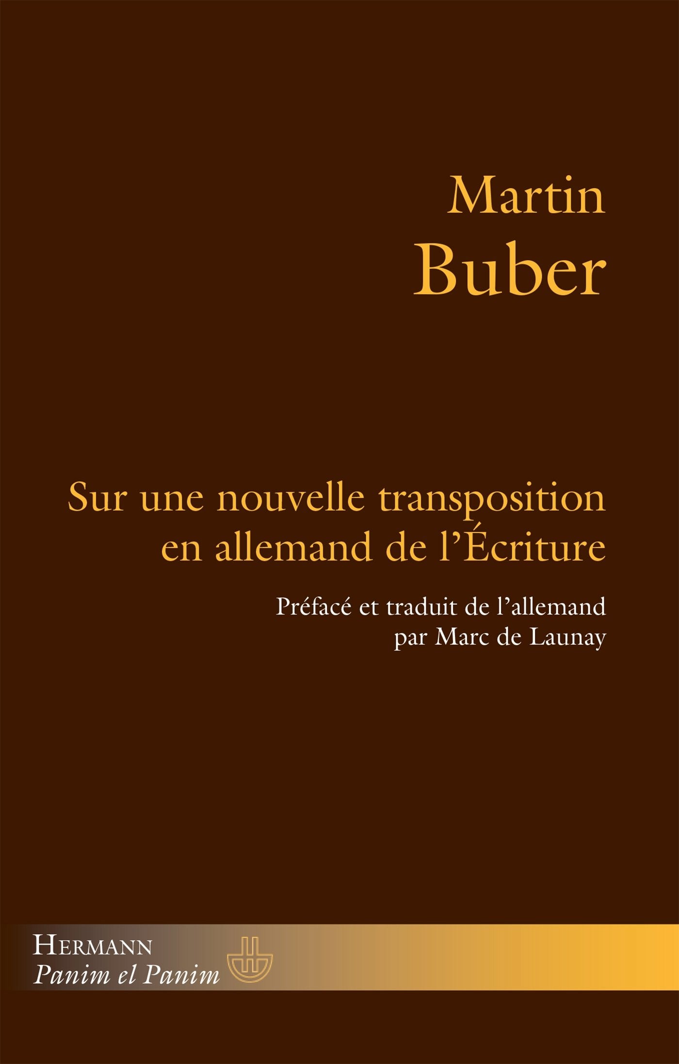 Sur une nouvelle transposition en allemand de l'Écriture book