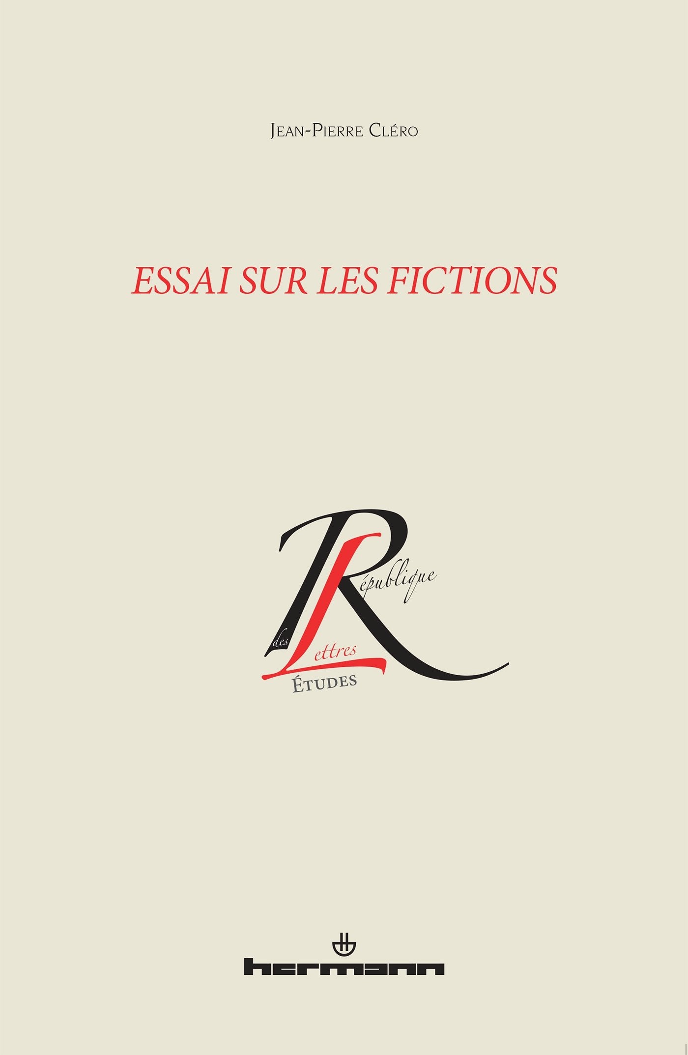 Essai sur les fictions book