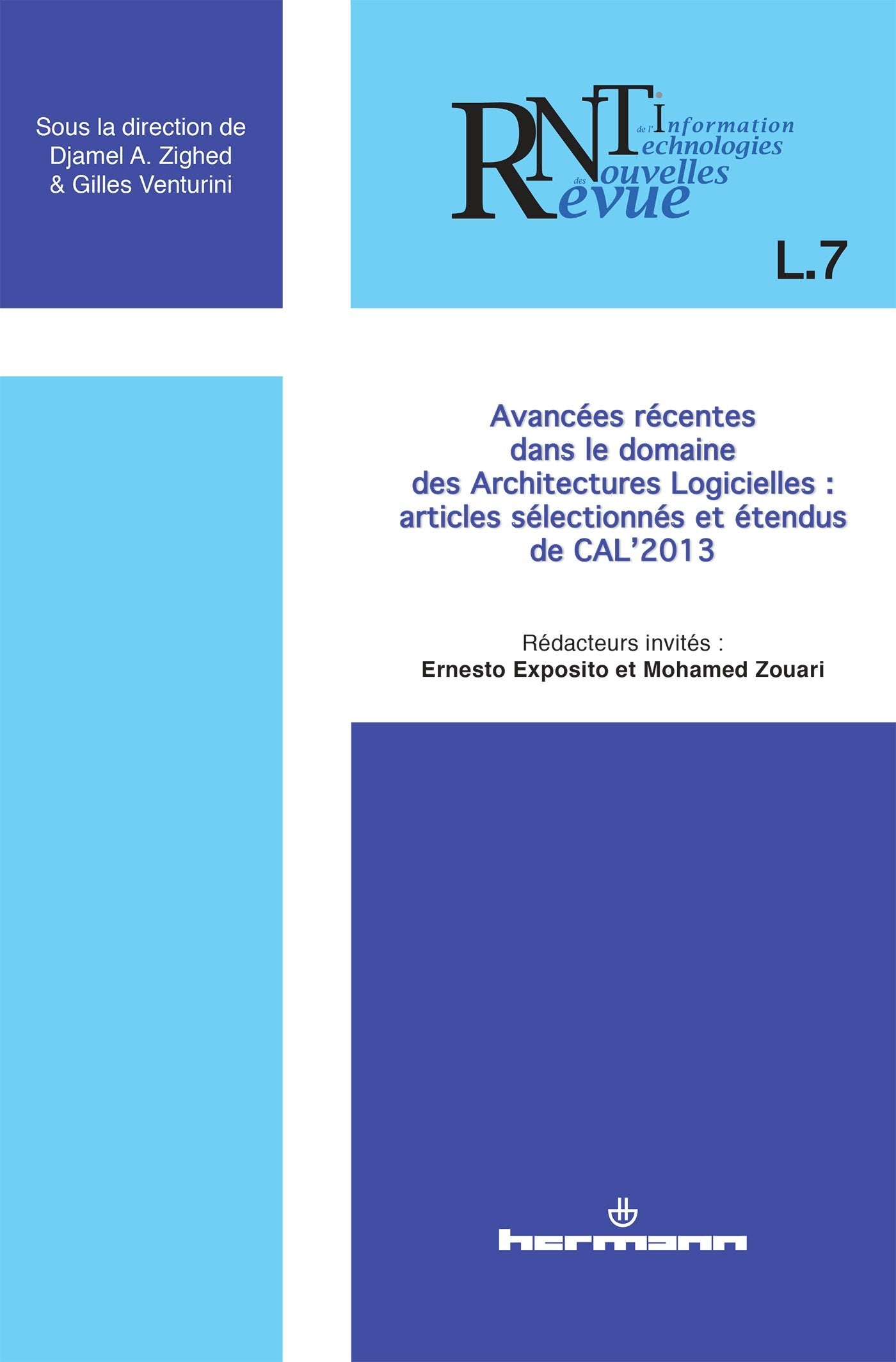 Revue des nouvelles technologies de l'information, L7: Avancées récentes dans le domaine des architectures logicielles book