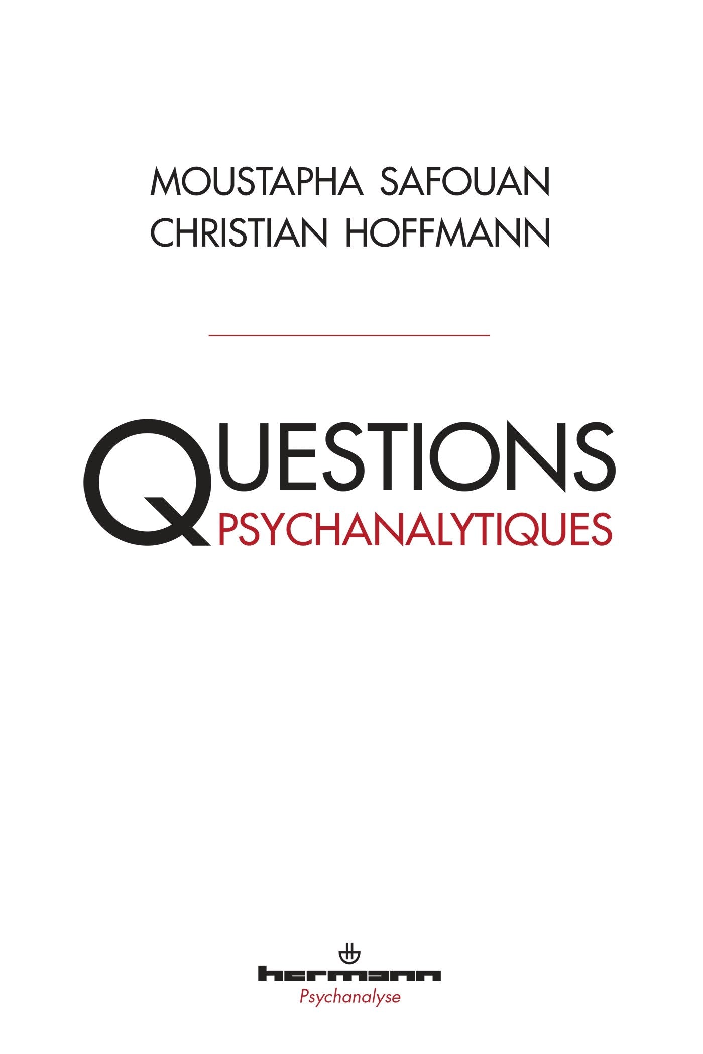 Questions psychanalytiques book