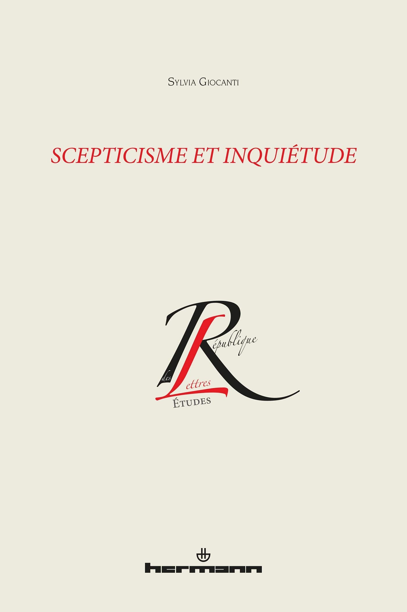 Scepticisme et inquiétude (HR.COL.REP.LETT) Books