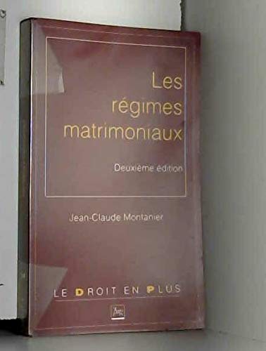Les régimes matrimoniaux book