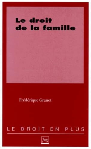 Le droit de la famille book