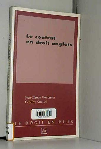 CONTRAT EN DROIT ANGLAIS (LE) Law
