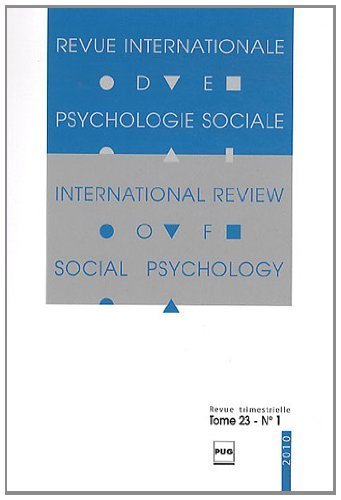 Revue Internationale de Psychologie Sociale, Tome 18 - N° 4, 2005 book