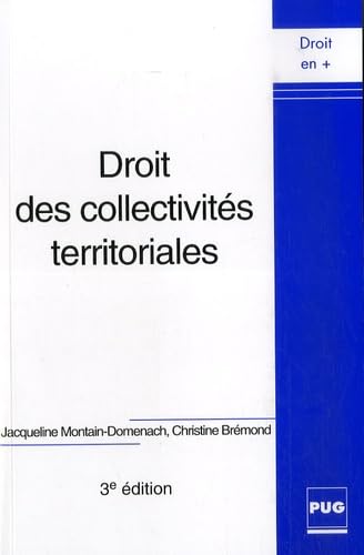 DROIT DES COLLECTIVITES TERRITORIALES 2ED book