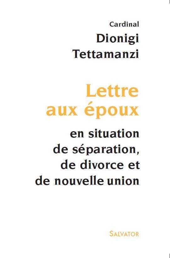 Lettre aux époux en situation de séparation, de divorce et de nouvelle union book