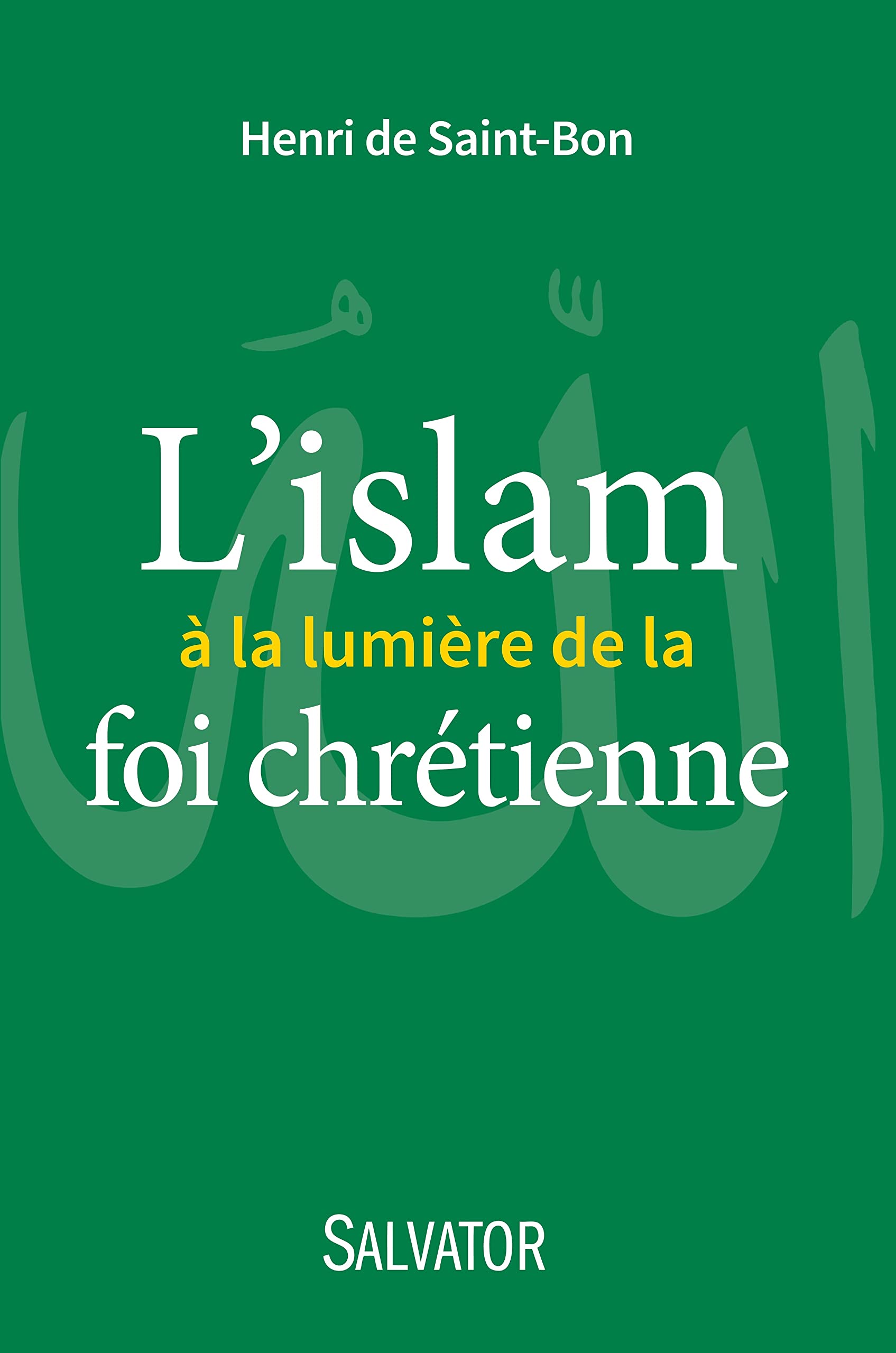L'Islam à la lumiere de la foi chrétienne book