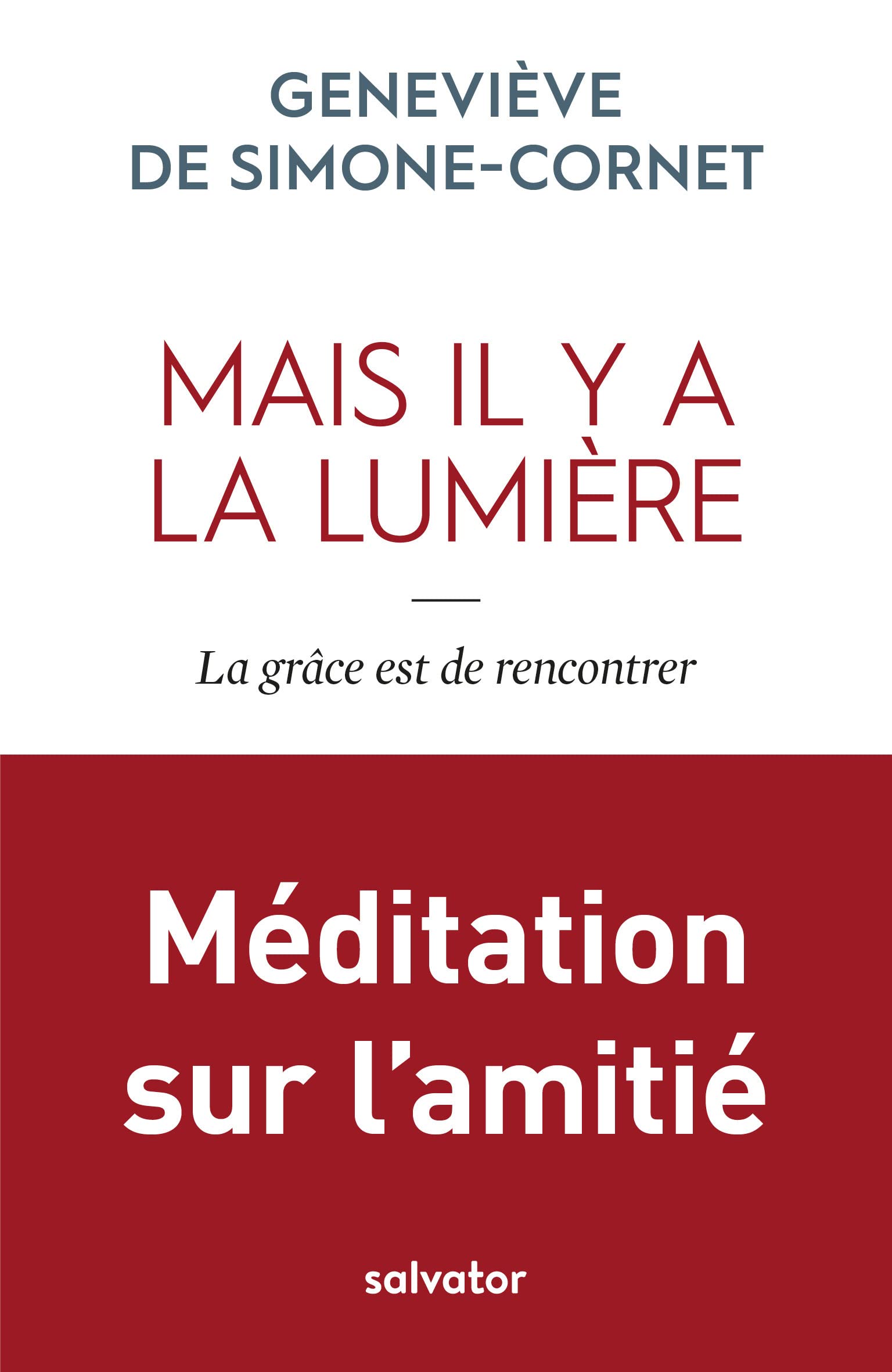 Mais il y a la lumière - La grâce est de rencontrer. Méditation sur l´amitié book