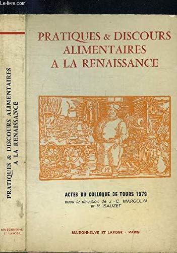 Pratiques et discours alimentaires à la Renaissance Books