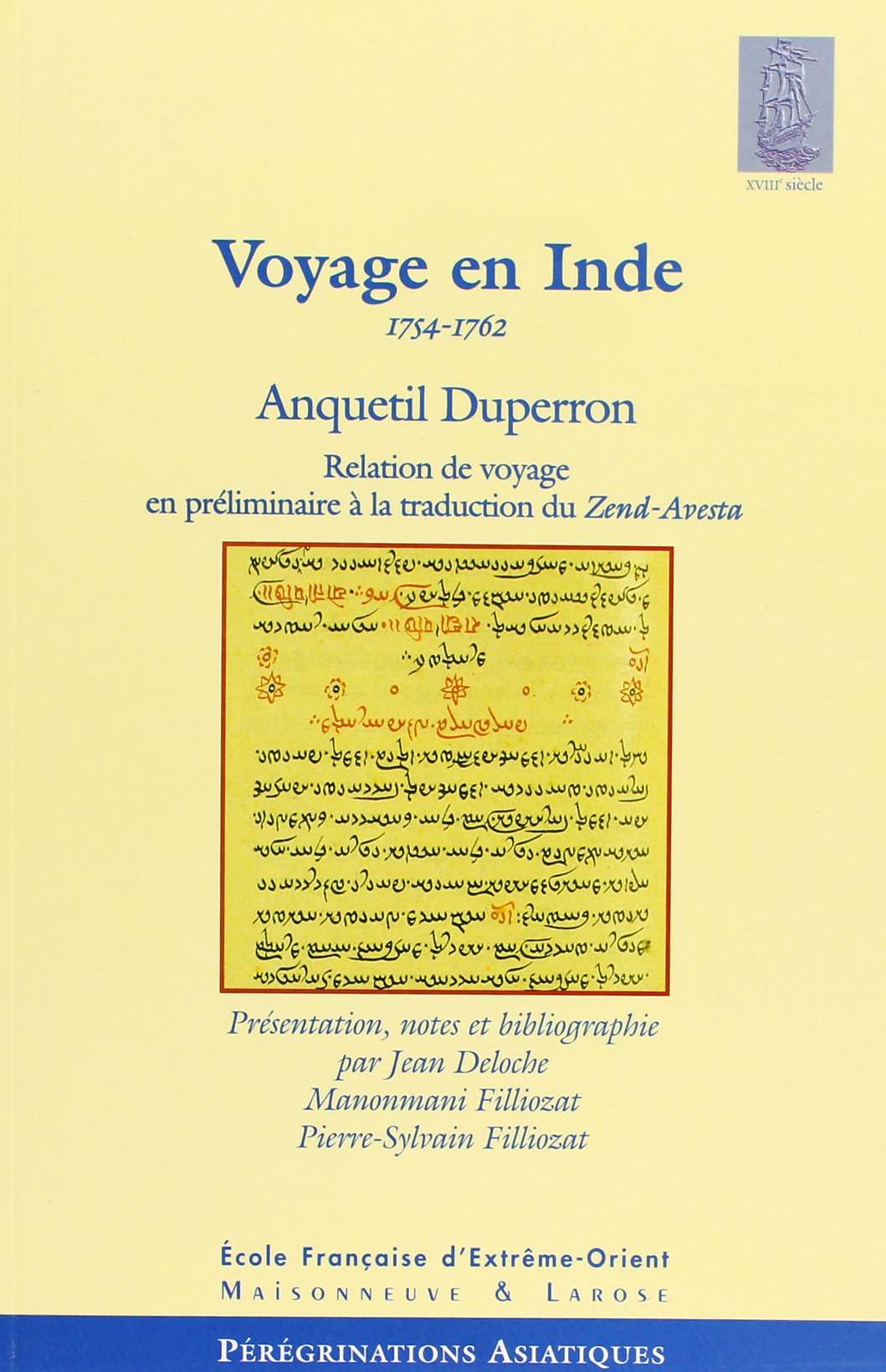Zend-Avesta, discours préliminaire Books