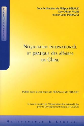 Négociation internationale et pratique des affaires en Chine Books