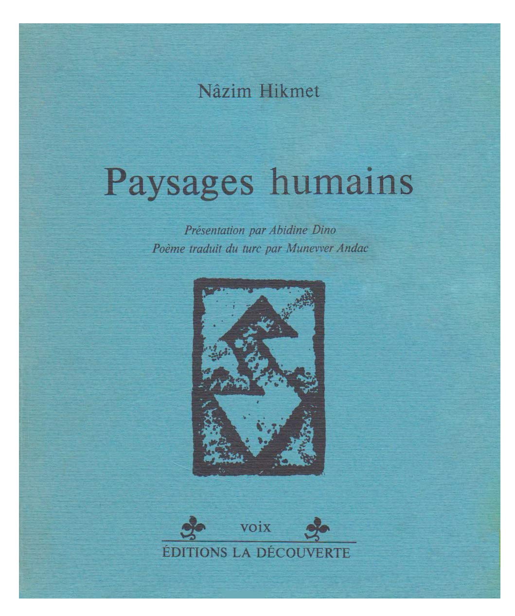 Paysages humains 020796 (Voix) Books