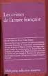 Crimes de l armée franc p 031894 (Petite Col Masp) Books