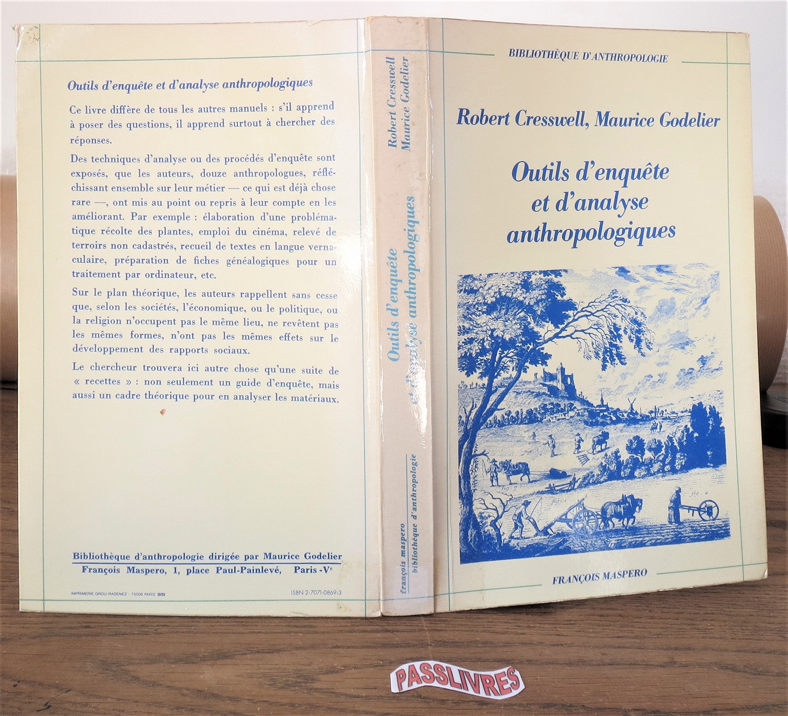 Outils d'enquête et d'analyse anthropologiques (Bibliothèque d'anthropologie) Books