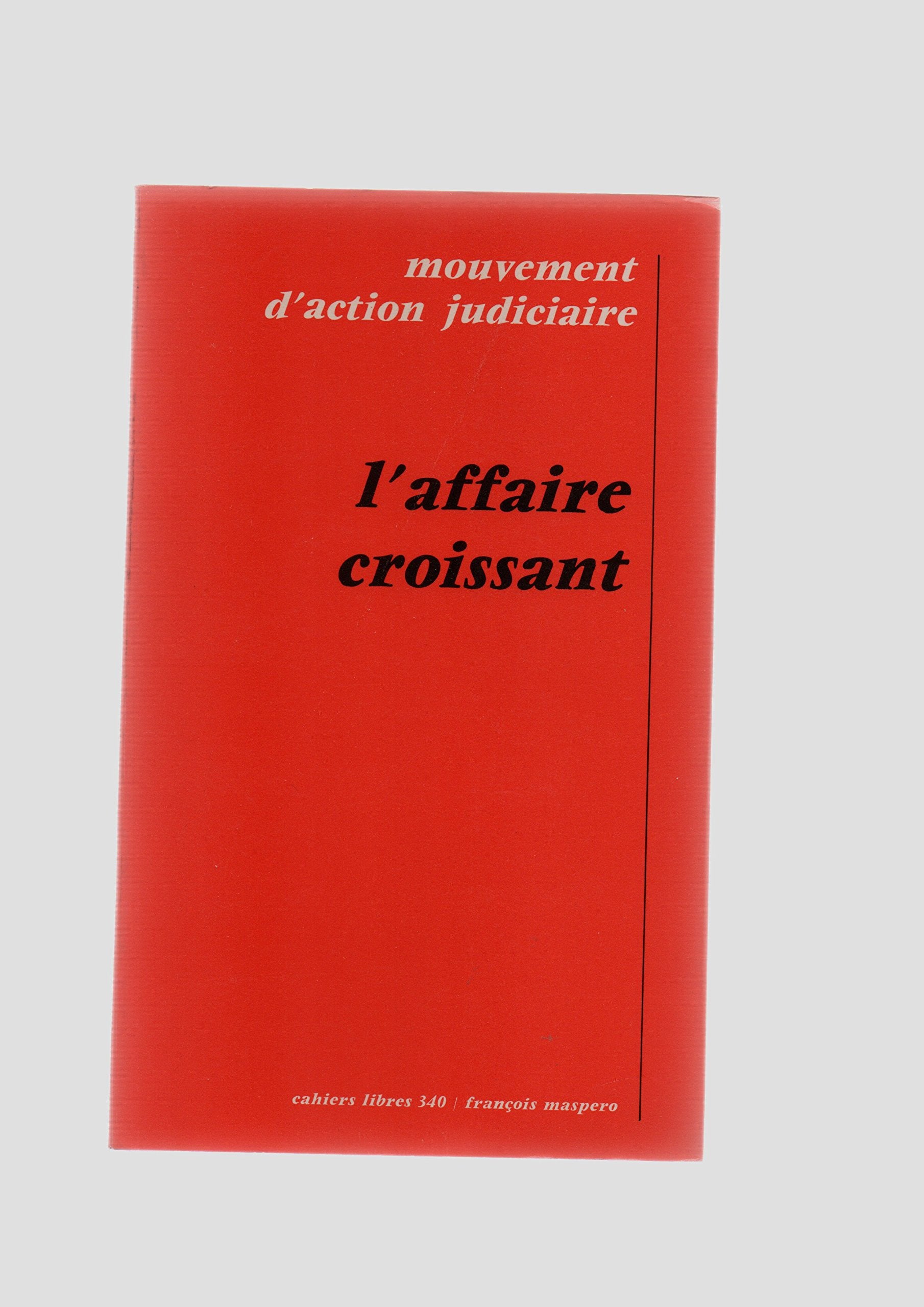 L'affaire Croissant. Books