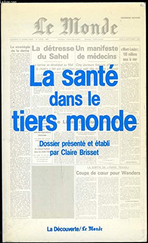 La Santé dans le Tiers-monde book