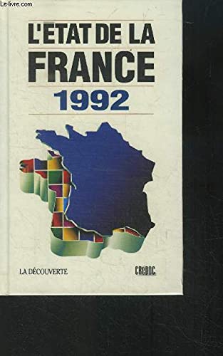 L'etat de la France 1992 (Etat du Monde) Books
