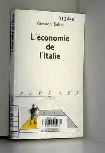 L'Economie de l'Italie book