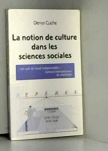 La notion de culture dans les sciences sociales Books