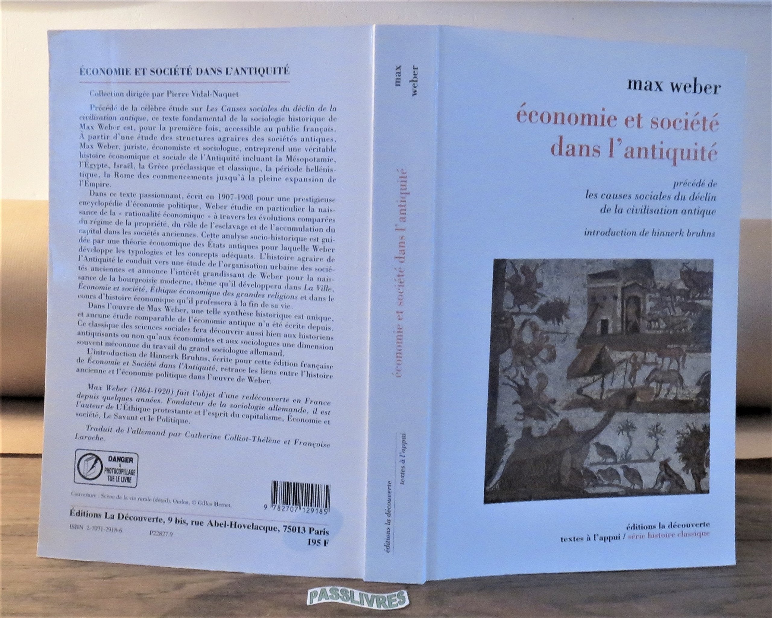 Économie et société dans l'Antiquité. précédé de Les causes sociales du déclin de la civilisation antique Books