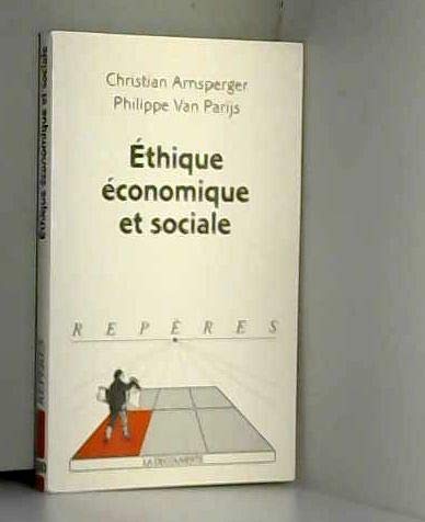 Ethique économique et sociale book