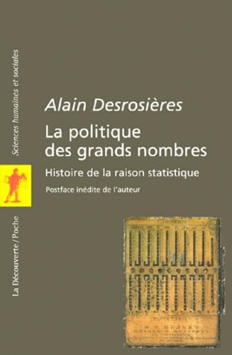 La politique des grands nombres : Histoire de la raison statistique Books