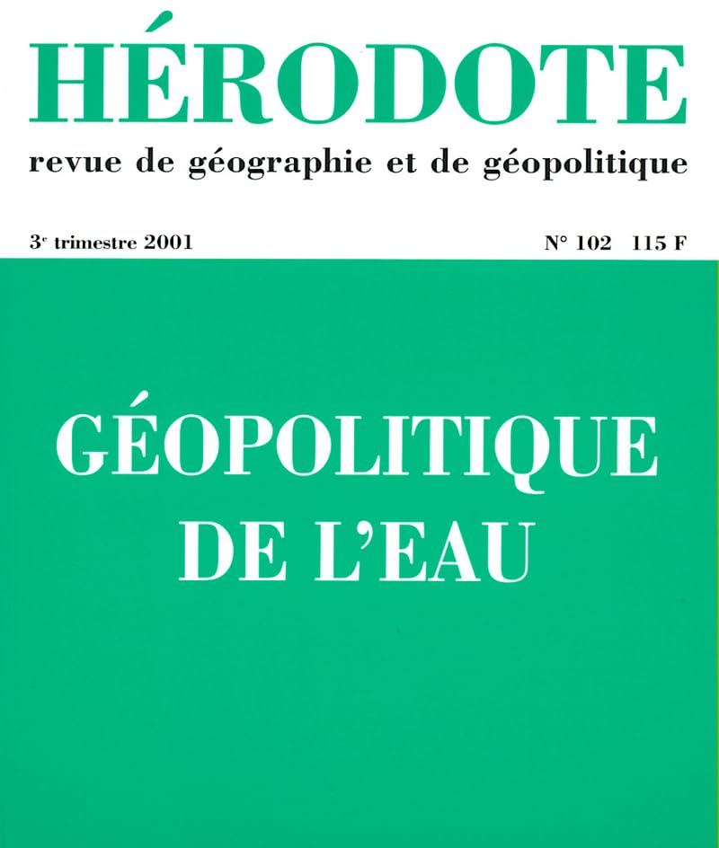 Hérodote n° 103: Géopolitique de l'eau book