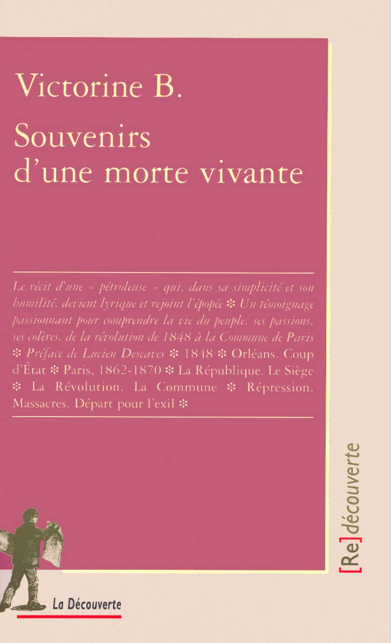 Souvenirs d'une morte vivante book