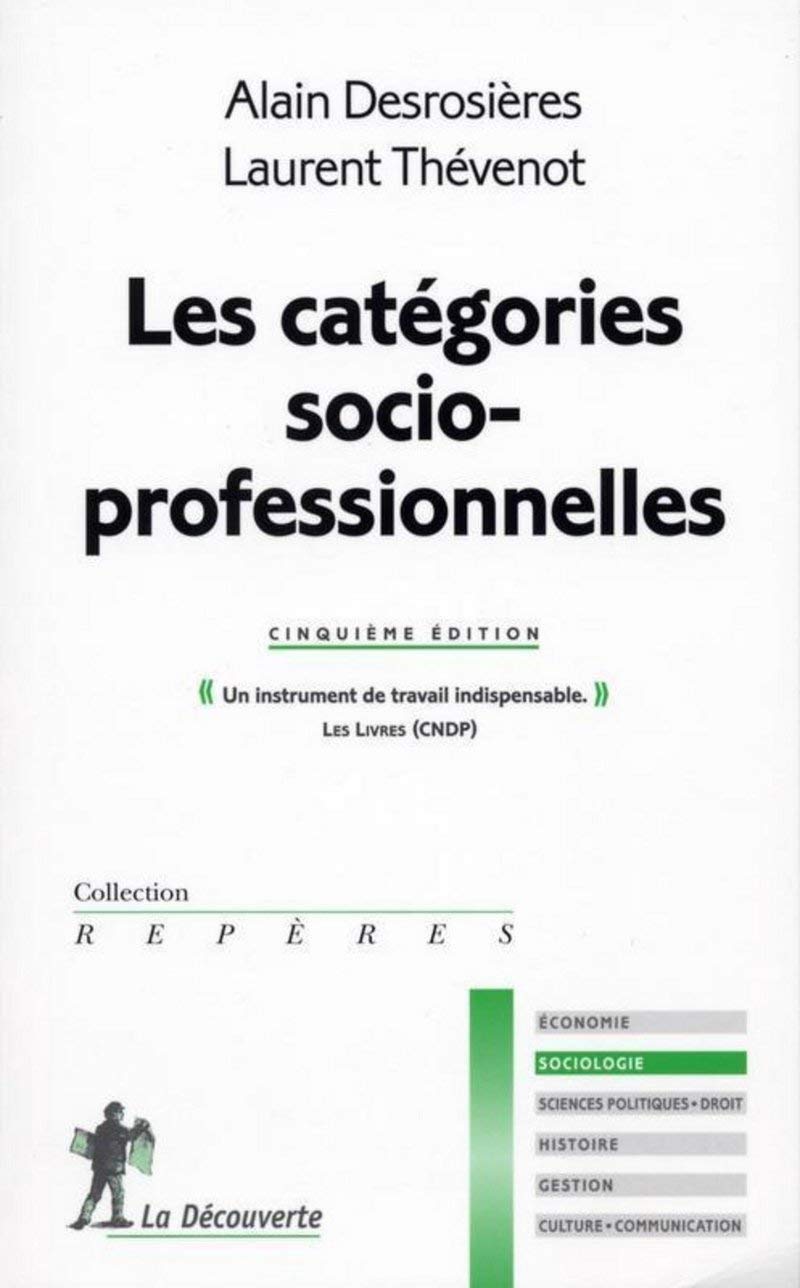 Les Catégories socioprofessionnelles Books