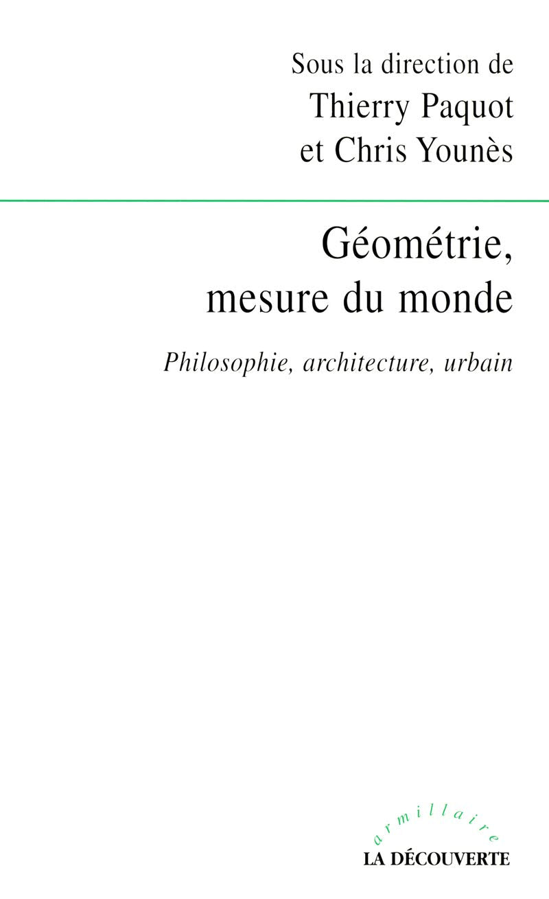 Géométrie, mesure du monde philosophie, architec ture, urbain Social Sciences