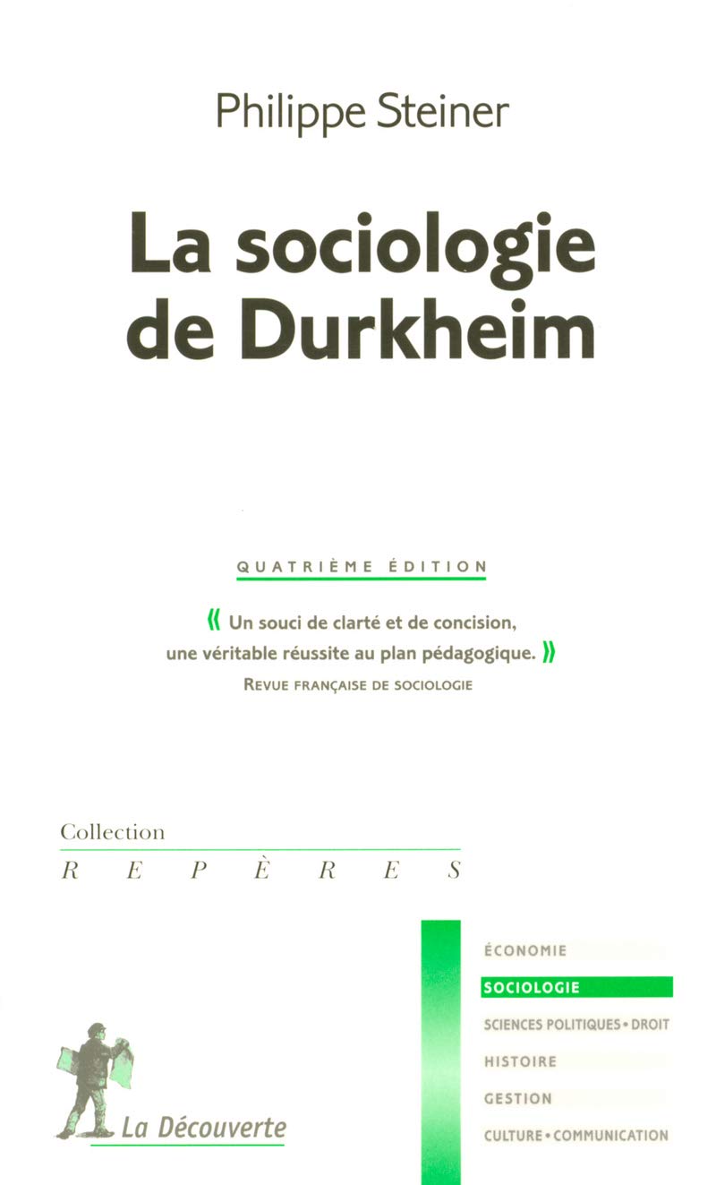 La sociologie de Durkheim book
