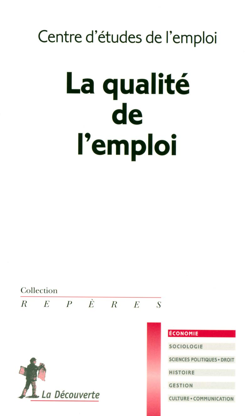 La qualité de l'emploi book