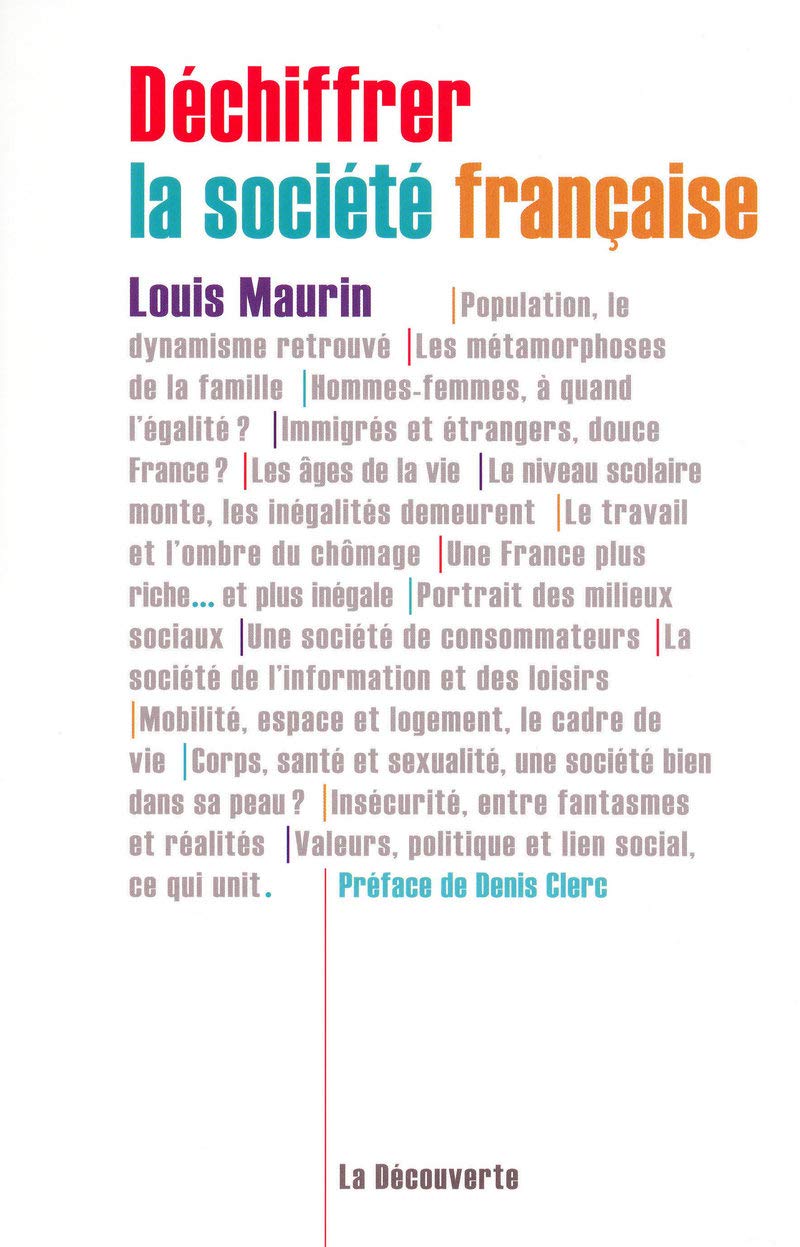 Déchiffrer la société française book