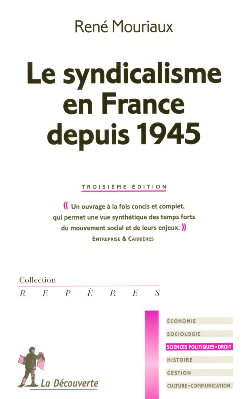 SYNDICALISME FRANCE DEPUIS 45 book