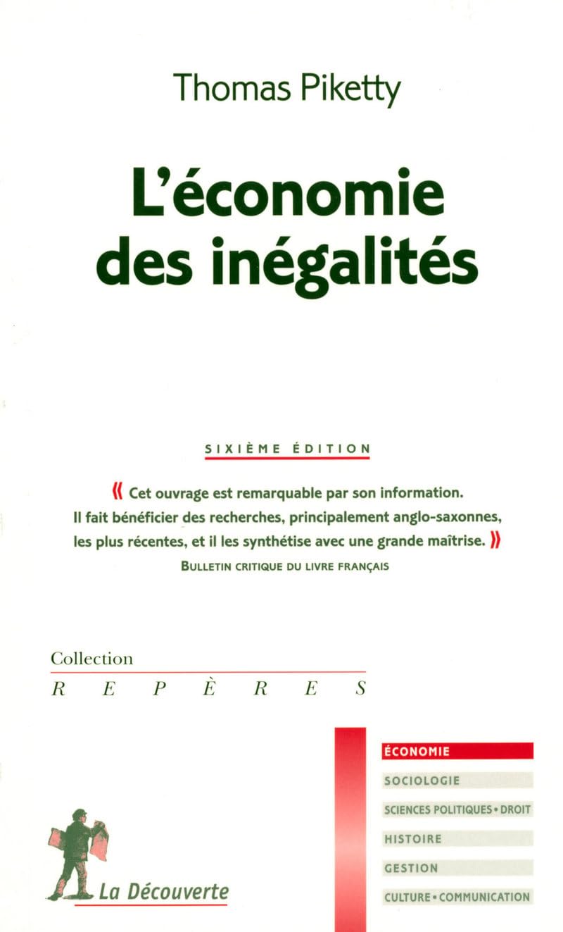 ECONOMIE DES INEGALITES 6ED book