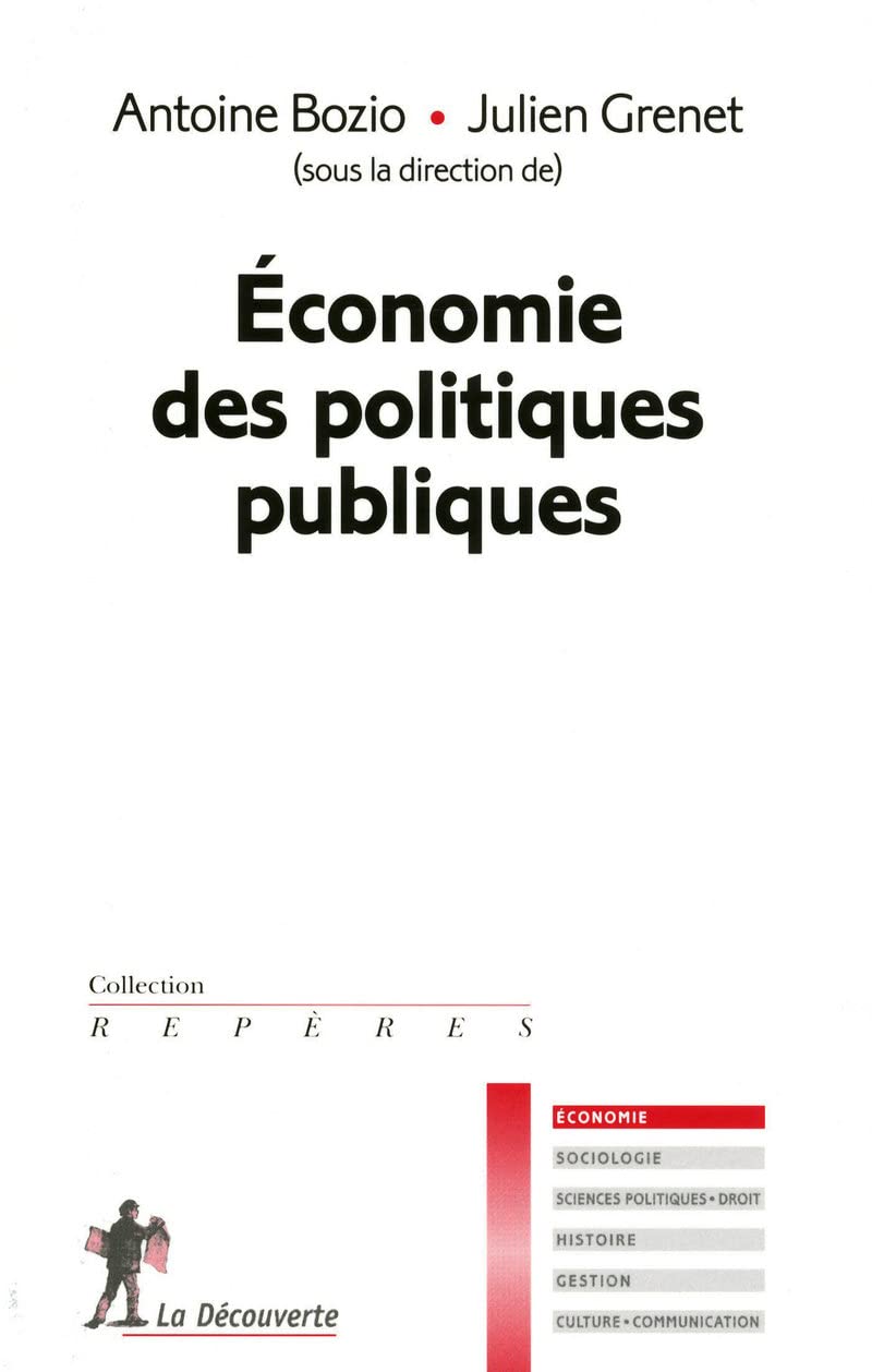 Économie des politiques publiques Social Sciences