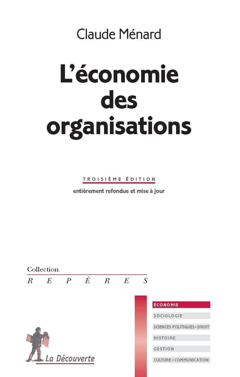 L'économie des organisations book