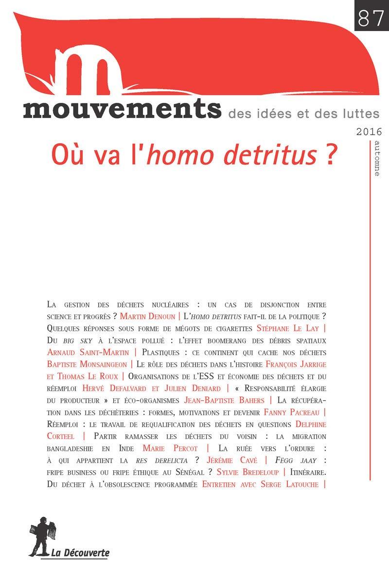Revue Mouvements numéro 87 Où va l'homo detritus ? Books