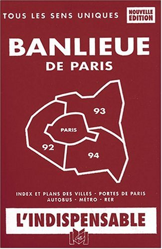 B21 Plan banlieue de Paris pratique (92/93/94) Leisure, Home & Garden