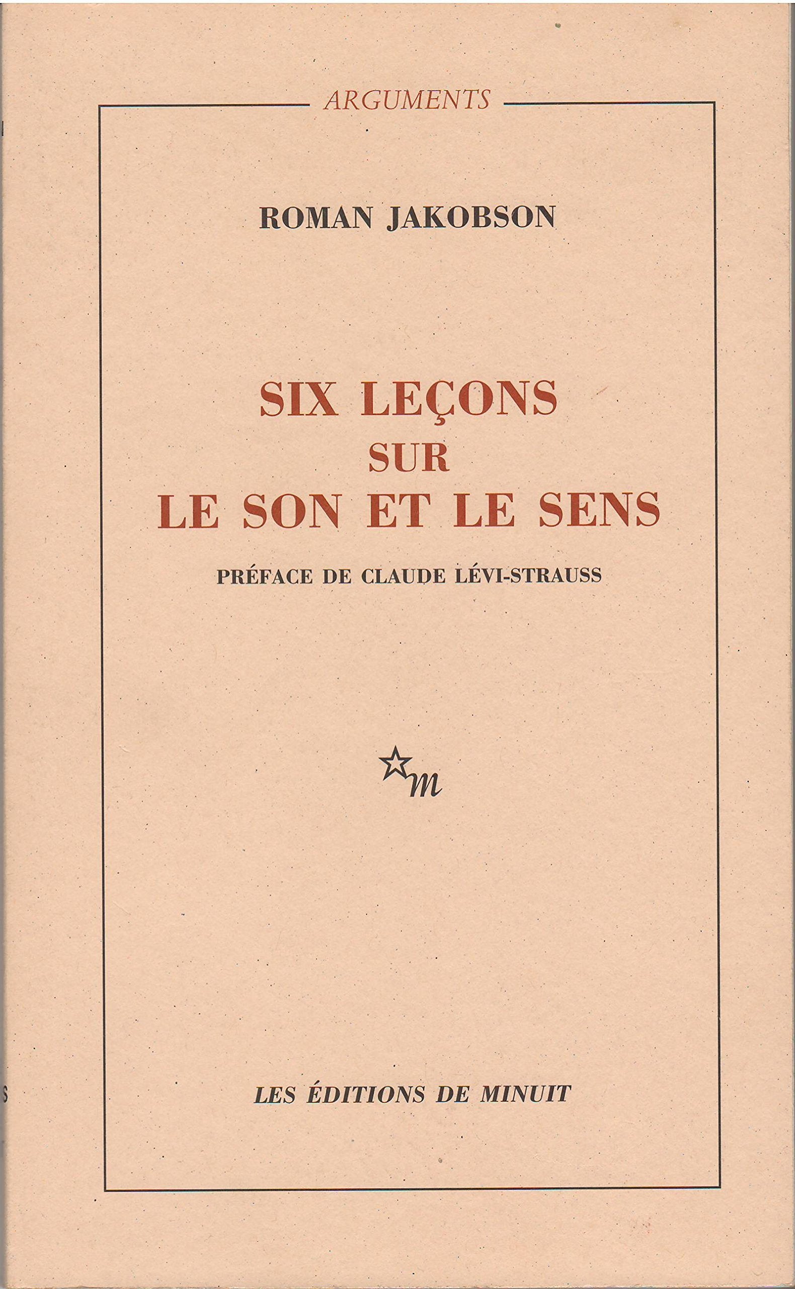Six leçons sur le son et le sens book