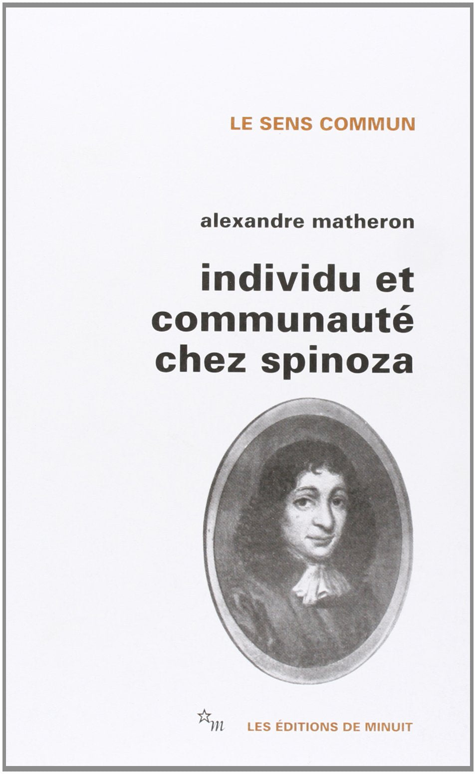 Individu et communauté chez Spinoza Books