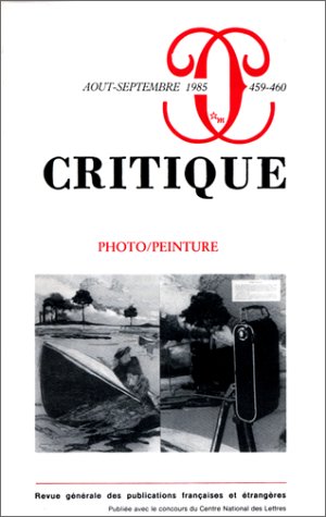 Critique, n° 129. Photo-peinture Books