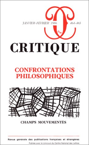 Revue Critique, numéro 464 book